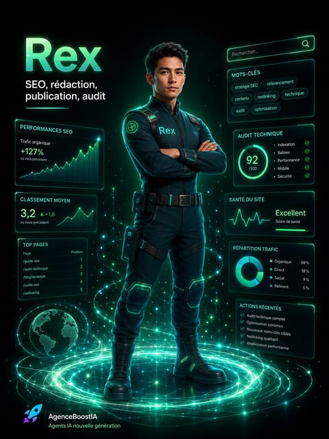 Rex, agent audit SEO et performance