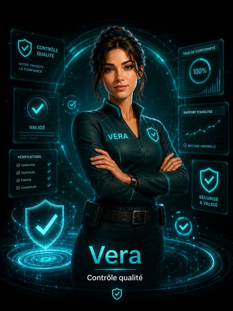 Vera, agent contrôle qualité